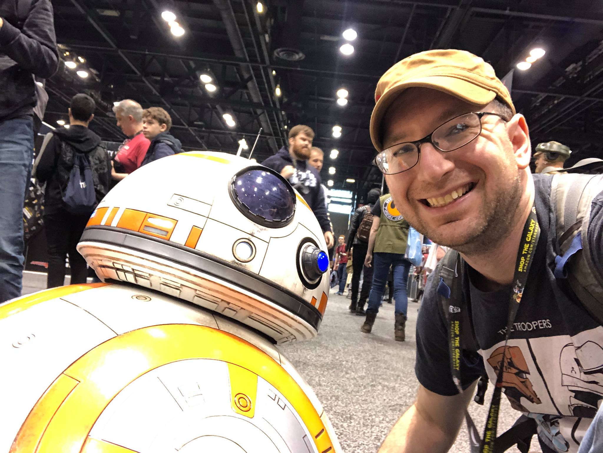 Andrew Liptak with BB-8